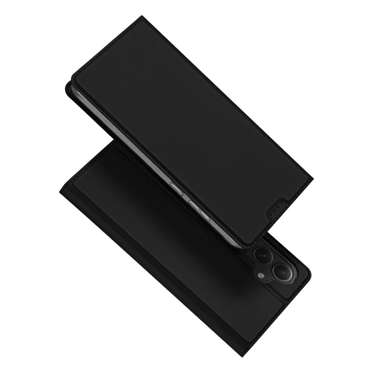 DUX DUCIS Skin Pro Series For Samsung Galaxy A35 5G Case Card Slot Leather Phone Shell - Black