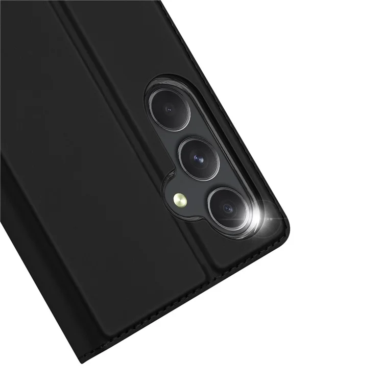 DUX DUCIS Skin Pro Series For Samsung Galaxy A35 5G Case Card Slot Leather Phone Shell - Black