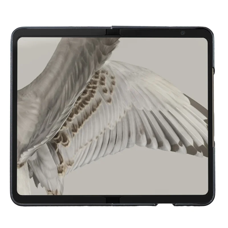 For Google Pixel Fold Kickstand Case Anti-Drop PU+TPU Card Holder Mobile Phone Cover - Green