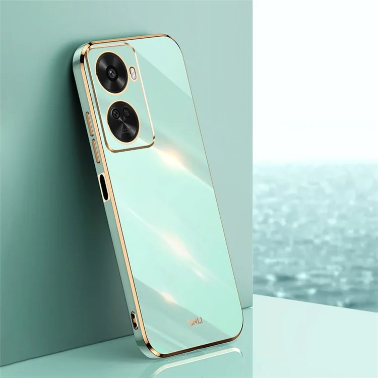 XINLI Pour Huawei nova 11 SE / nova 12 SE 4G Étui de téléphone Coque de protection souple en TPU antichoc - Cyan