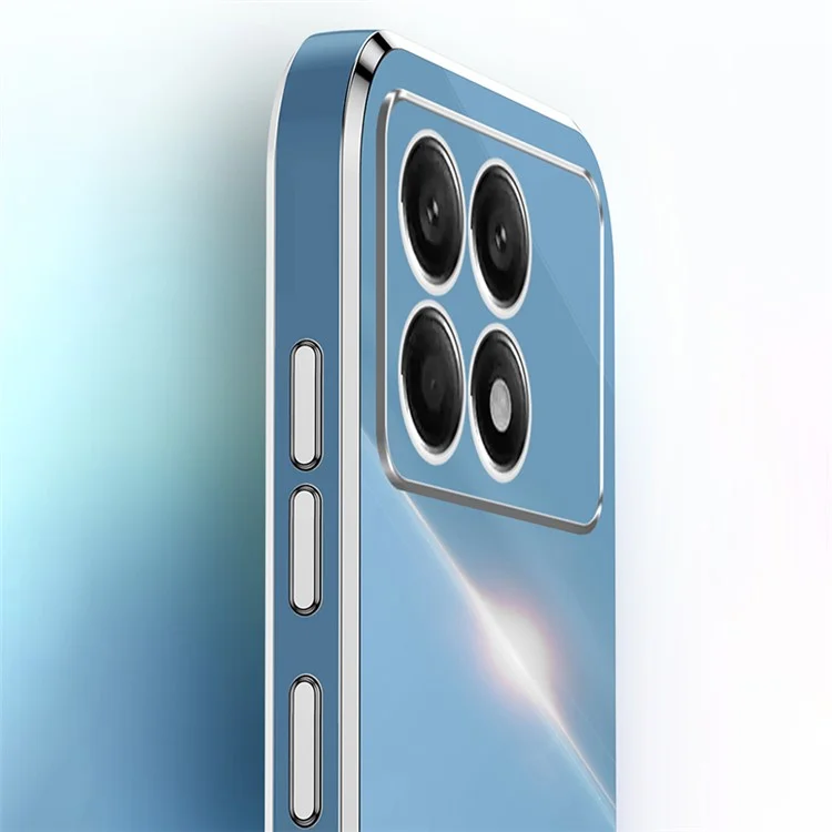 XINLI Für Xiaomi Poco F6 Pro 5G / Redmi K70 5G / K70 Pro 5G Hülle Ständer Ringhalter TPU Handyhülle - Cyan