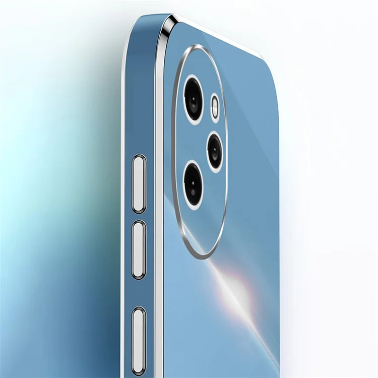 XINLI For Honor 100 Pro 5G Funda de TPU con Soporte Protección Antimenos - Cián