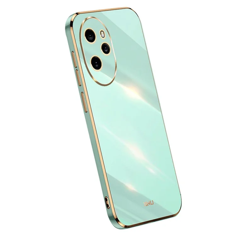 XINLI For Honor 100 Pro 5G Cover Electroplating Anti-Drop Mobile Phone Case - Cyan