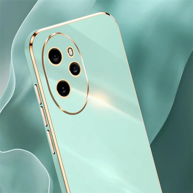 XINLI For Honor 100 Pro 5G Cover Electroplating Anti-Drop Mobile Phone Case - Cyan