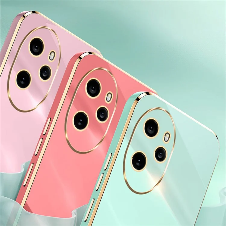XINLI For Honor 100 Pro 5G Cover Electroplating Anti-Drop Mobile Phone Case - Cyan
