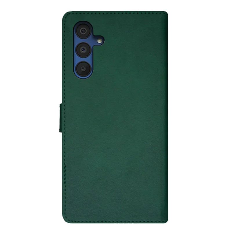 IDEWEI For Samsung Galaxy A15 5G Leather Case Flip Phone Cover Card Holder - Green