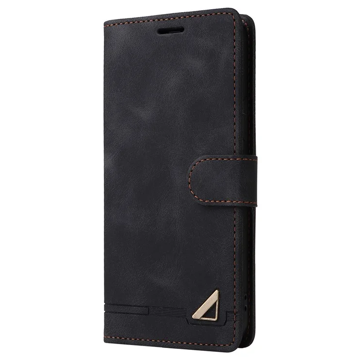 Estuche Skin-touch de piel para Xiaomi 13T / 13T Pro / Redmi K60 Ultra - Serie 007, Negro