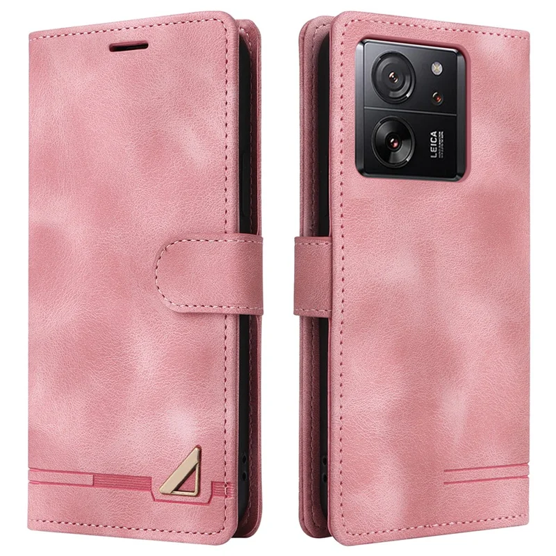 007 Series For Xiaomi 13T / 13T Pro / Redmi K60 Ultra Case Skin-touch Leather Phone Protector - Pink