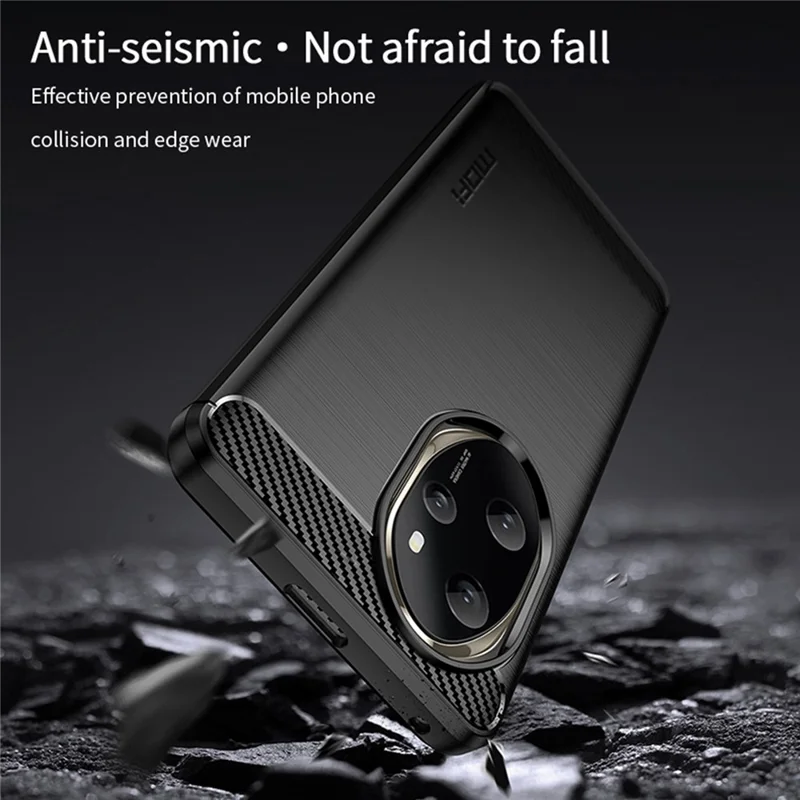 MOFI JK TPU Series-1 For Honor 100 Pro 5G TPU Cover Brushed Soft Phone Case - Blue