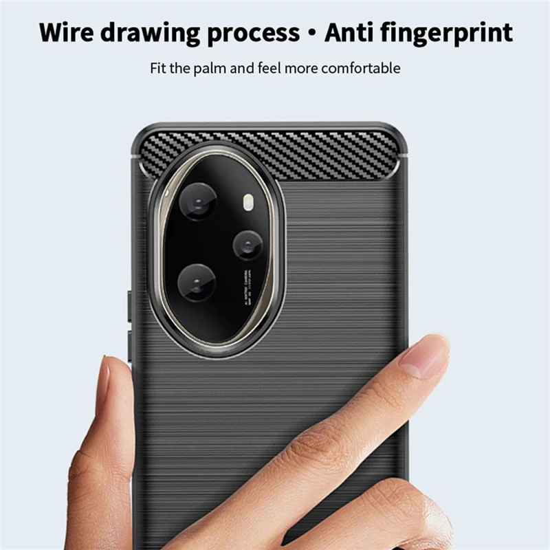 MOFI JK TPU Series-1 For Honor 100 Pro 5G TPU Cover Brushed Soft Phone Case - Blue