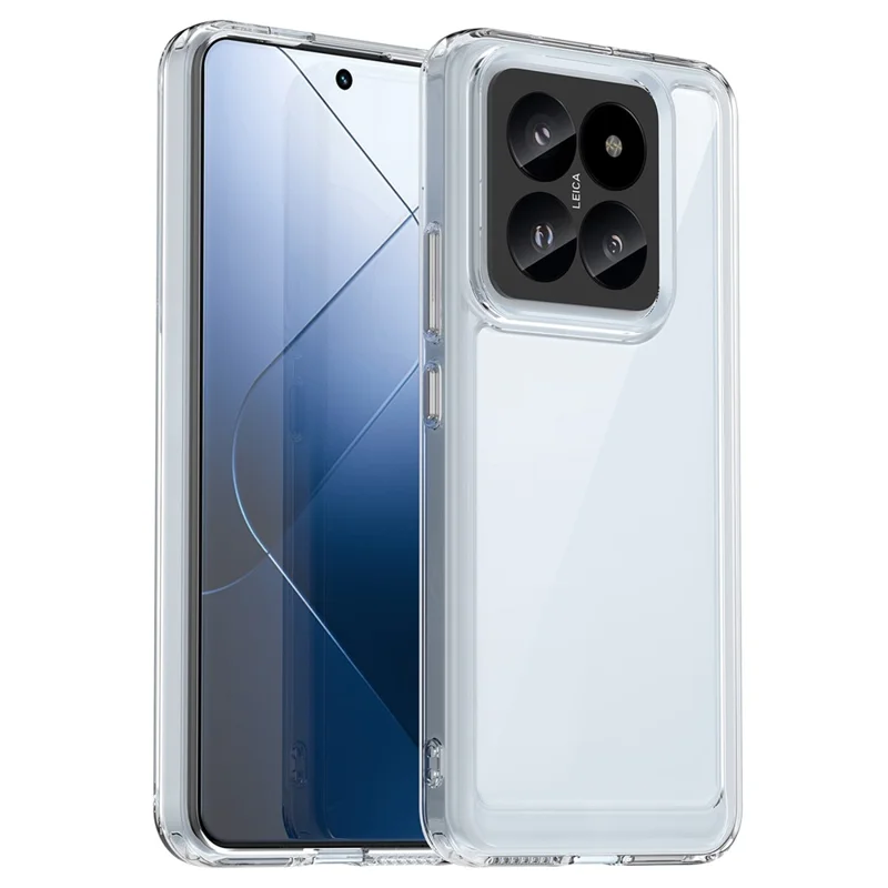 For Xiaomi 14 Pro High-Clarity Case TPU + Acrylic Phone Cover (Big Rear Lens Hole)