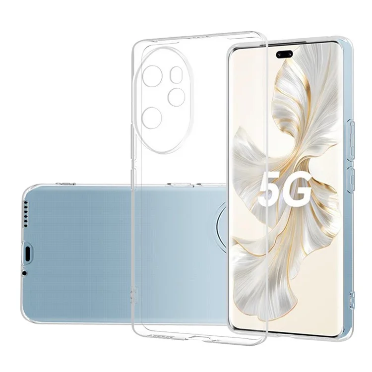 For Honor 100 Pro 5G Funda TPU Transparente Antiarañazos Funda Protectora de Teléfono Celular
