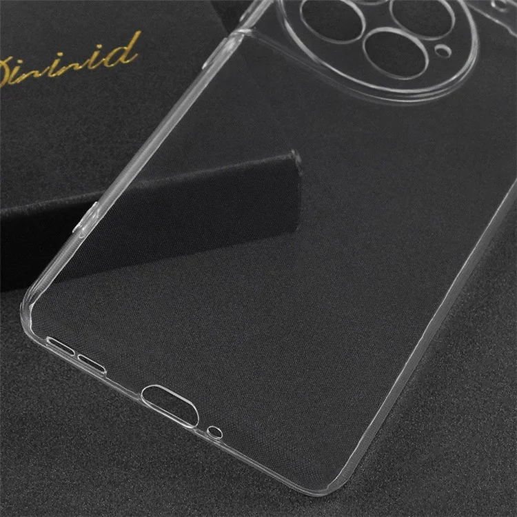 Case de Téléphone TPU Pour OnePlus 12 5G HD HD Transparent Slim-Fit Phone Cover