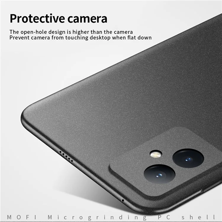 For Honor 100 5G MOFI Shield Matte Series Phone Case PC Shockproof Slim Cover - Grey