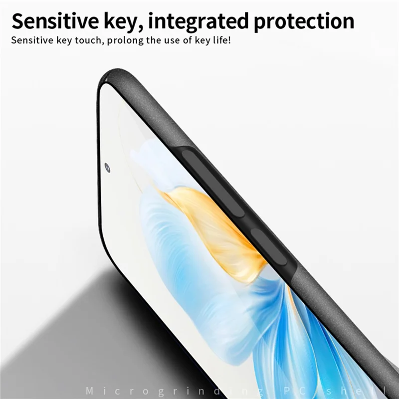 For Honor 100 5G MOFI Shield Matte Series Phone Case PC Shockproof Slim Cover - Red