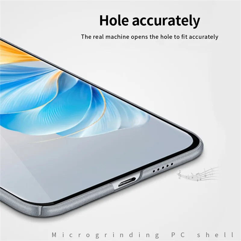 For Honor 100 5G MOFI Shield Matte Series Phone Case PC Shockproof Slim Cover - Red