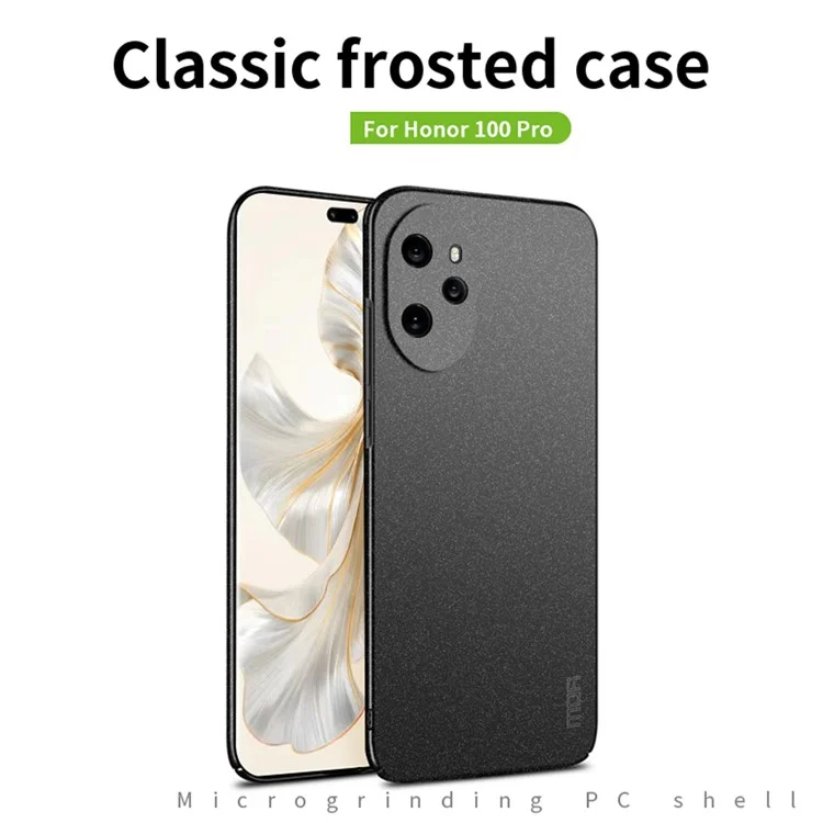 MOFI Schild Matte Serie für Honor 100 Pro 5G Handyhülle PC-Schale Slim-Fit Handyhülle - Rot