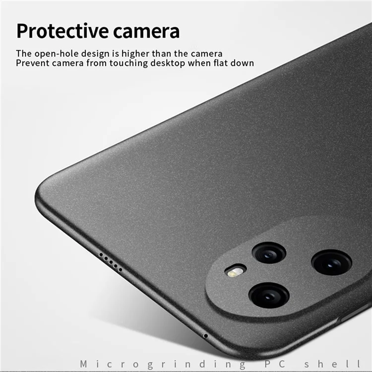 MOFI Schild Matte Serie für Honor 100 Pro 5G Handyhülle PC-Schale Slim-Fit Handyhülle - Rot