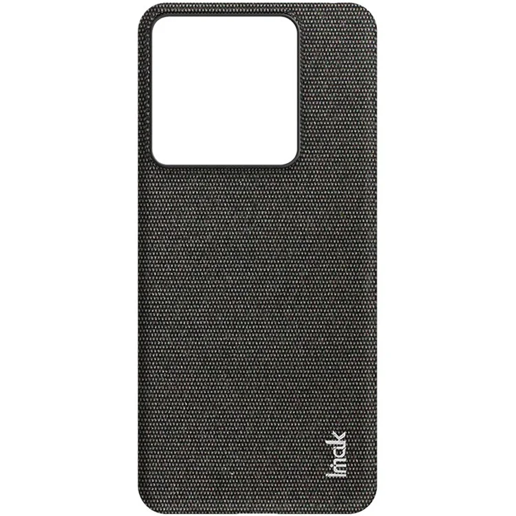 IMAK Ruiyi Serie für Xiaomi Redmi Note 13 Pro 5G / Poco X6 5G Hülle Tuchstruktur PU+PC Handyhülle - Schwarz
