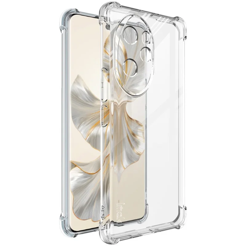 IMAK For Honor 100 Pro 5G Clear Case Anti-drop Soft TPU Phone Back Cover - Transparent