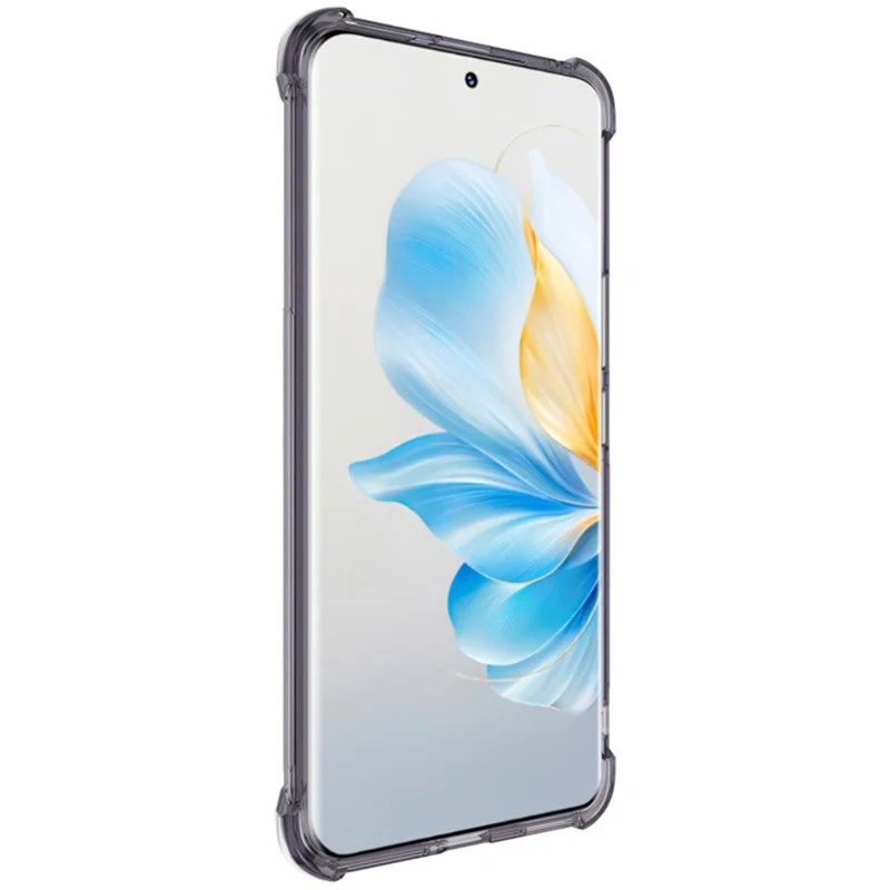IMAK For Honor 100 5G Clear Case TPU Phone Back Cover Four Corner Airbag Protection - Trasparente Nero
