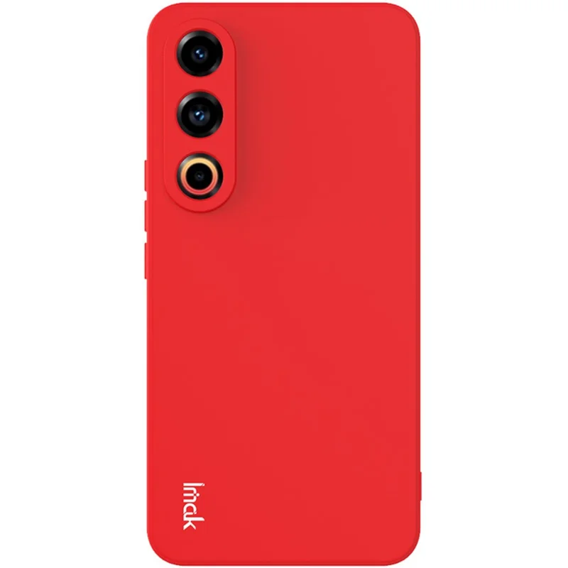 IMAK UC-4 Series for Meizu 21 Case Scratch-proof Soft TPU Straight Edge Phone Back Cover - Red