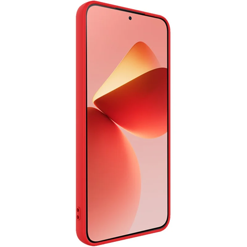 IMAK UC-4 Series for Meizu 21 Case Scratch-proof Soft TPU Straight Edge Phone Back Cover - Red