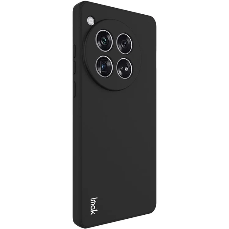 IMAK UC-4 Series para OnePlus 12 5G Capa de Telefone Celular Resistente a Quedas Borda Reta Capa Protetora - Preto