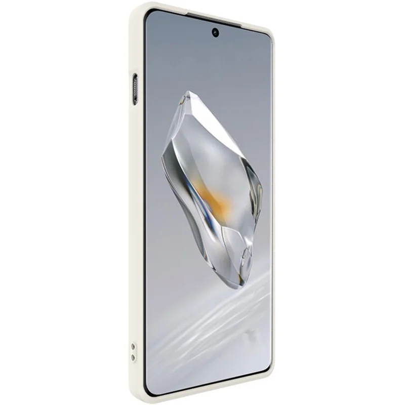 IMAK UC-4 Series for OnePlus 12 5G Cell Phone Case Drop-resistant Straight Edge Protective Cover - White