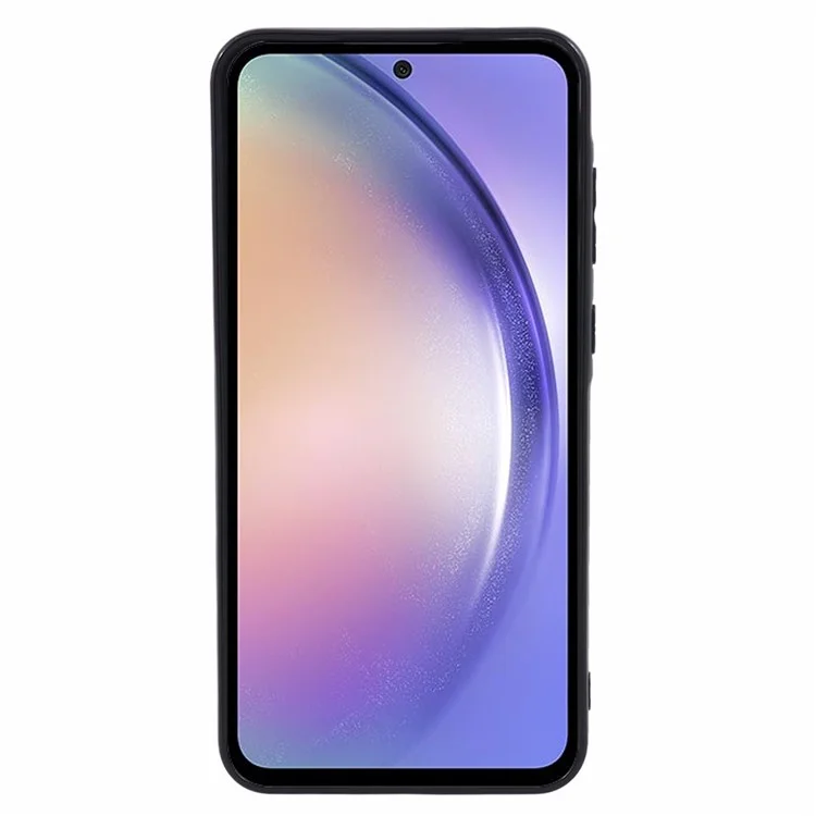 For Samsung Galaxy A55 5G Case Precise Cutouts Anti-scratch TPU Protective Back Cover - Black