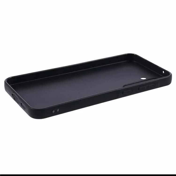 For Samsung Galaxy A55 5G Case Precise Cutouts Anti-scratch TPU Protective Back Cover - Black