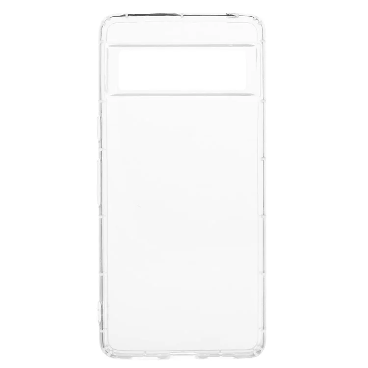 For Google Pixel 7 5G Transparent TPU Cover Phone Case Airbag Protection (Big Rear Lens Hole)