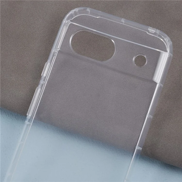 Per Google Pixel 8a Copertura per telefono in TPU ad alta trasparenza con protezione Airbag (Foro per lente preciso)