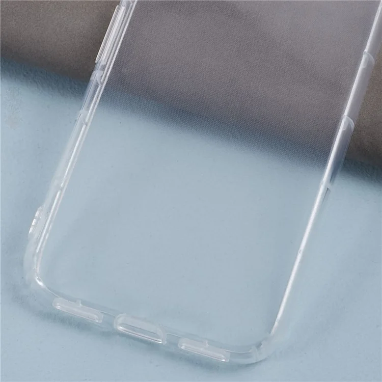 Per Google Pixel 8a Copertura per telefono in TPU ad alta trasparenza con protezione Airbag (Foro per lente preciso)