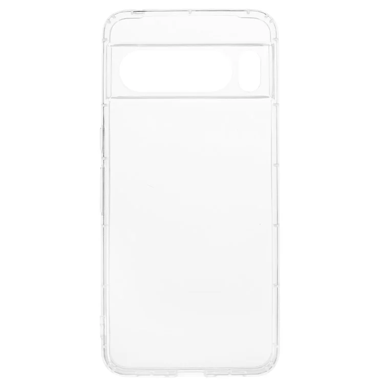 Pour Google Pixel 8 Pro Clear Case TPU Phone Cover Airbag Protection (Precise Lens Hole)