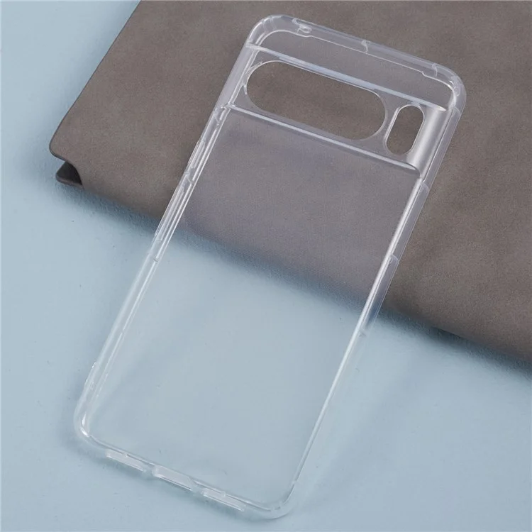Pour Google Pixel 8 Pro Clear Case TPU Phone Cover Airbag Protection (Precise Lens Hole)