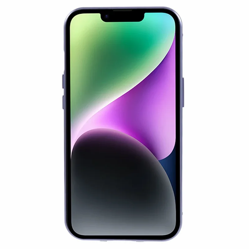 Per iPhone 14 Custodia Magnetica Adsorption Double Sided Tempered Glass Cover Full Coverage - Blu