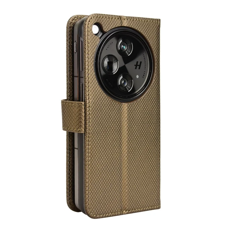 For Oppo Find N3 5G / OnePlus Open Phone Case PU Leather Shockproof Cover - Brown