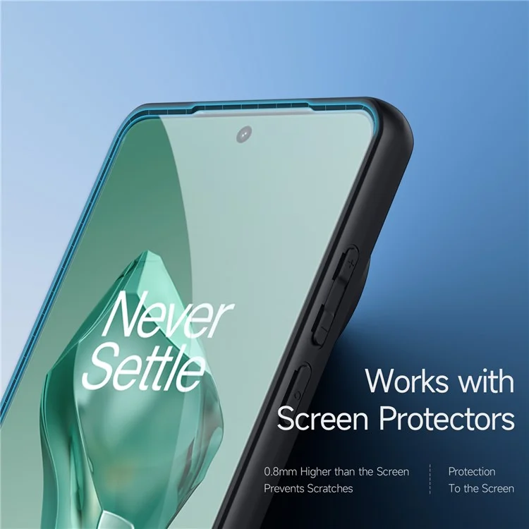 Serie DUX DUCIS Aito Para OnePlus 12 5G Case de Protección a Prueba de Choques (certificación Reach) - Negro