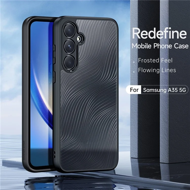 Dux Ducis Aimo -serie Für Samsung Galaxy A35 5G Protective Phone Case (reach -zertifizierung) - Schwarz