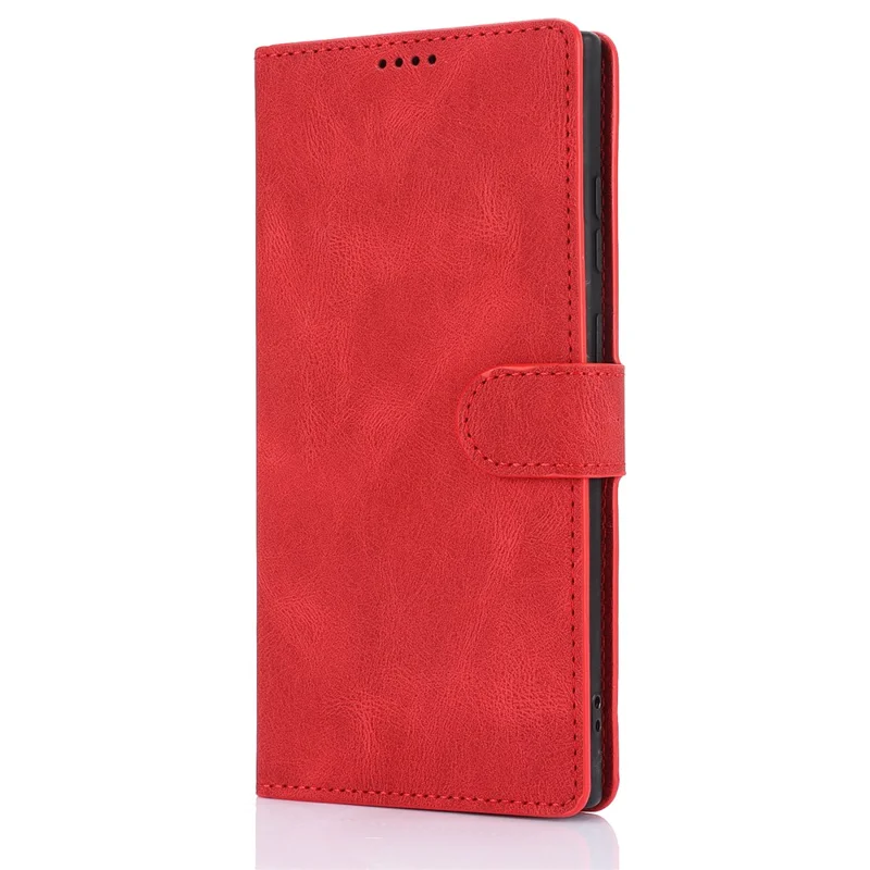 For Samsung Galaxy S24 Ultra Dreamy Leather Case Wallet Stand Phone Cover - Red