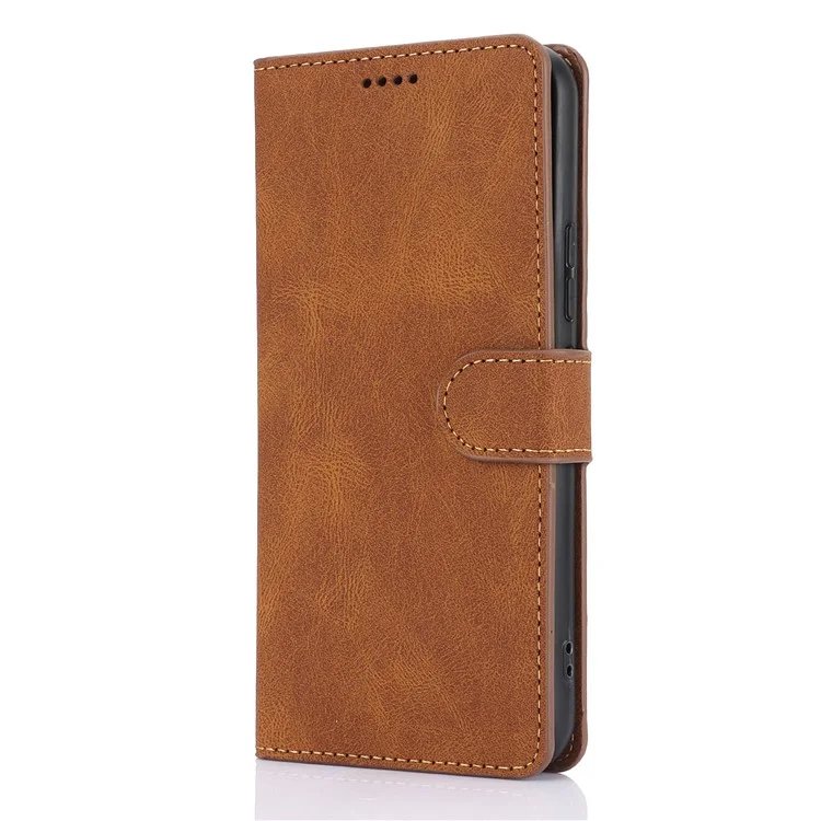 For Samsung Galaxy A15 5G Leather Wallet Case Flip Phone Cover - Brown