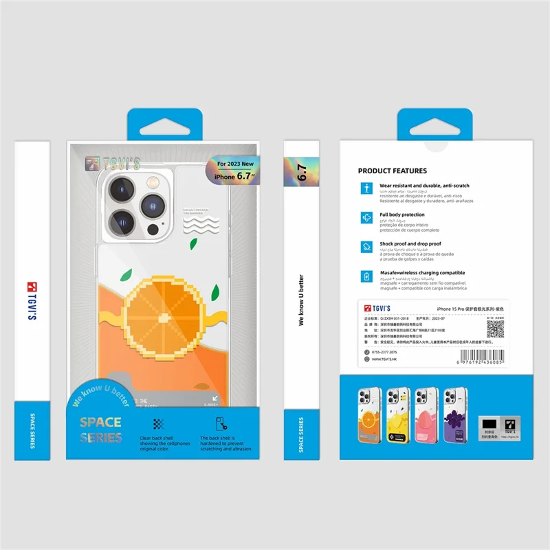 TGVI'S ART Series for iPhone 15 Pro Max Kickstand Case Hand Grip Phone Cover - Gold