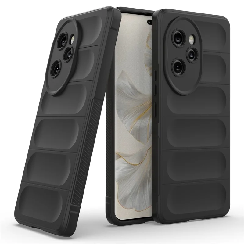 Phone Case for Honor 100 Pro 5G Shockproof Rugged Shield Soft TPU Back Cover - Light Grey