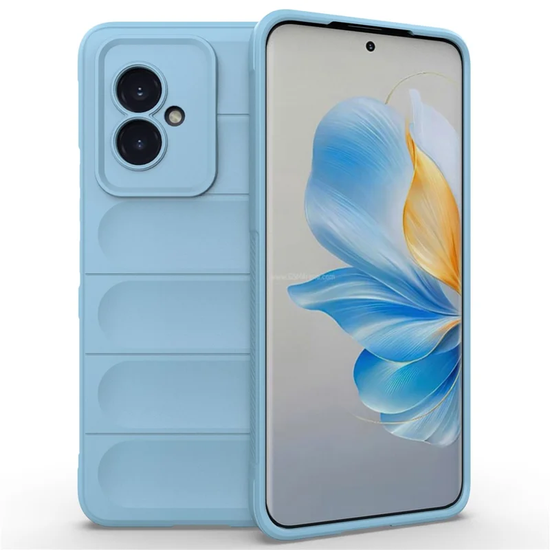 For Honor 100 5G Phone Case Anti-Scratch Soft TPU Back Cover - Baby Blue