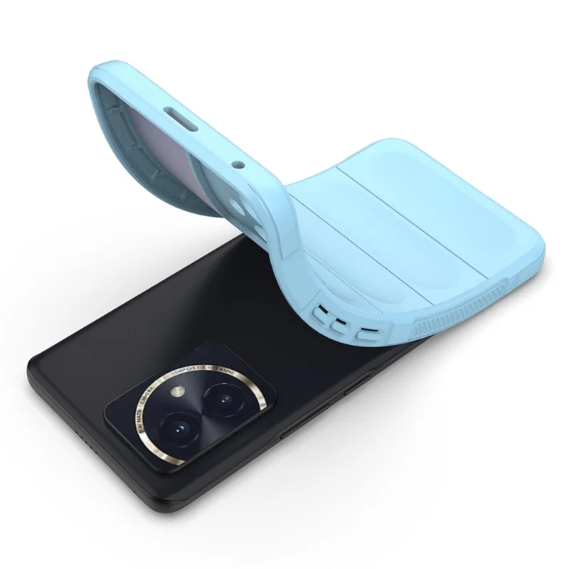 For Honor 100 5G Phone Case Anti-Scratch Soft TPU Back Cover - Baby Blue