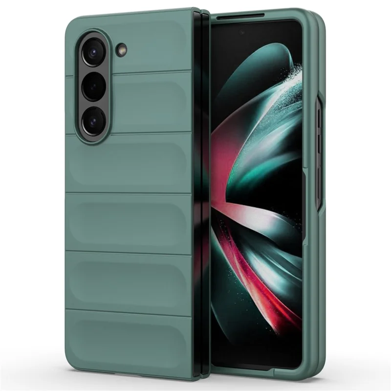 Pour étui de téléphone Samsung Galaxy Z Fold5 5G - Coque de protection rigide en PC - Vert