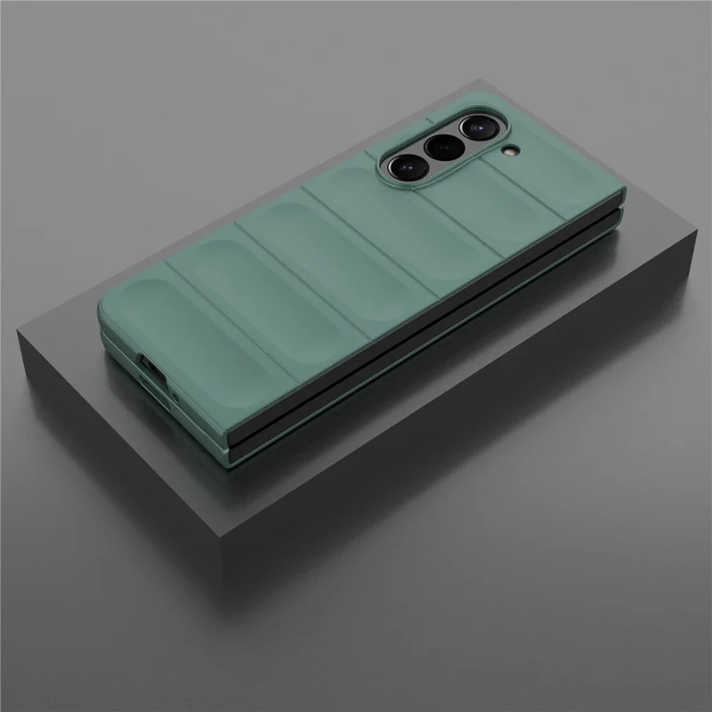 Pour étui de téléphone Samsung Galaxy Z Fold5 5G - Coque de protection rigide en PC - Vert