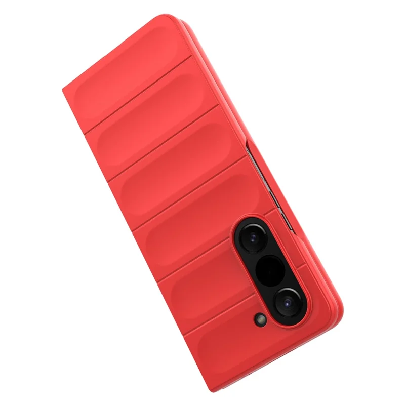 For Samsung Galaxy Z Fold5 5G Phone Case Shockproof Hard PC Back Cover - Red