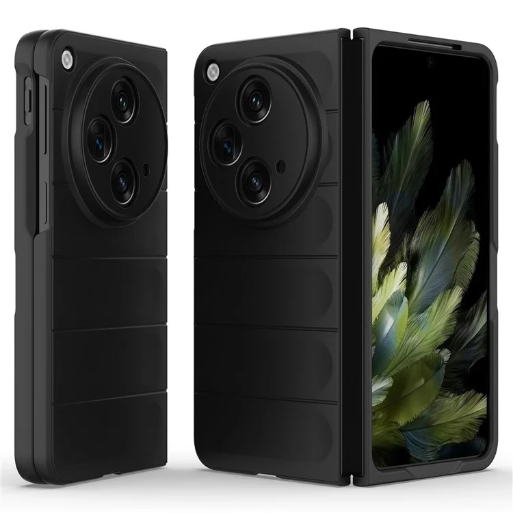 Für Oppo Find N3 5G PC-Handyhülle Stoßfeste Hülle - Schwarz